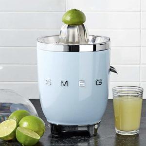 SMEG Pastel Blue Citrus Juicer - Crate & Barrel