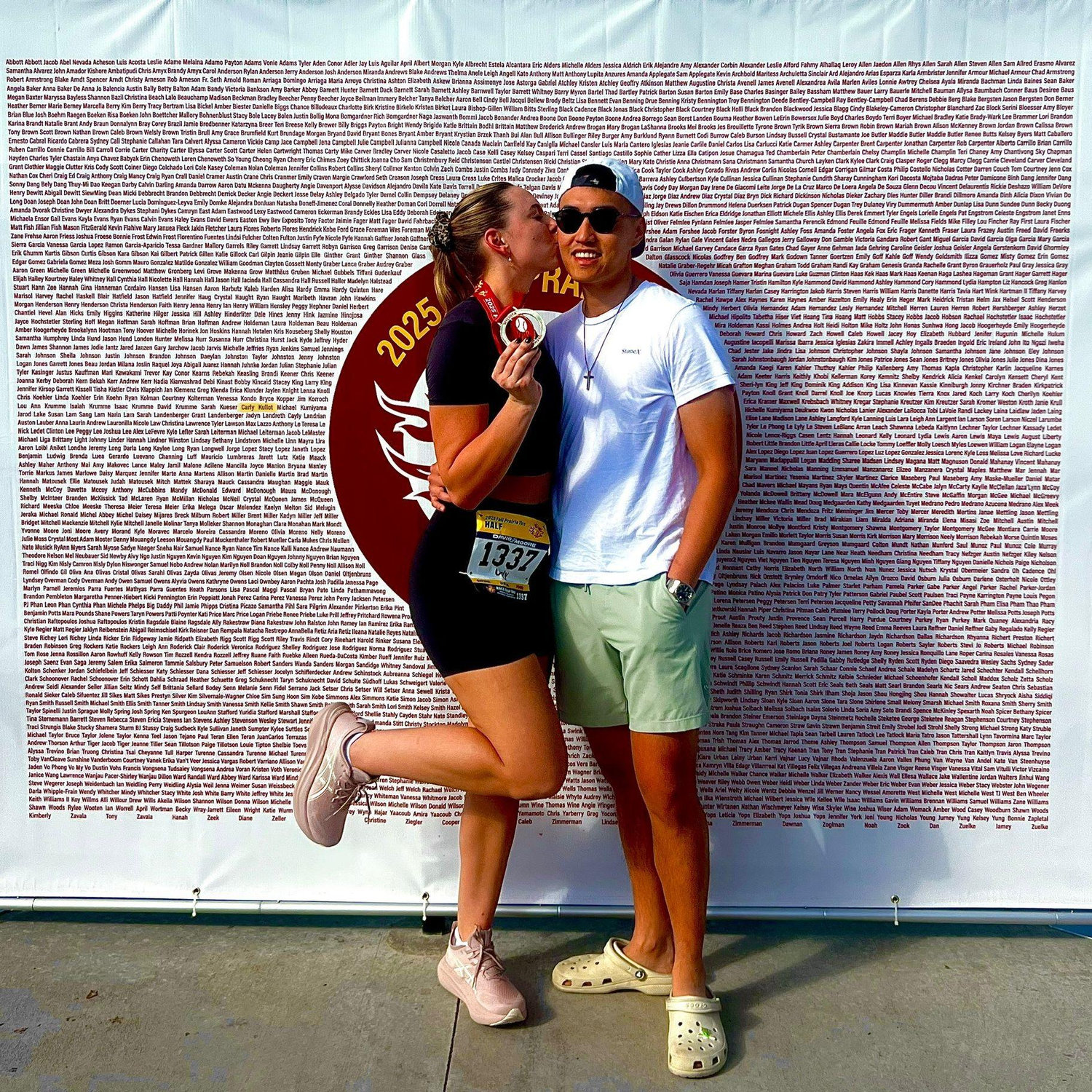 Right after Carly ran her first half marathon!