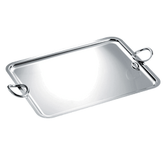 Vertigo Extra Large Silver-Plated Tray