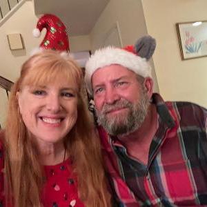 Midway through our first Christmas party season. This was my Relay party. David was a trooper through 3 parties a weekend. Kept up like a champ.