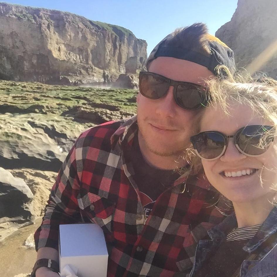 Little did we know this is where we'd get engaged two years later!