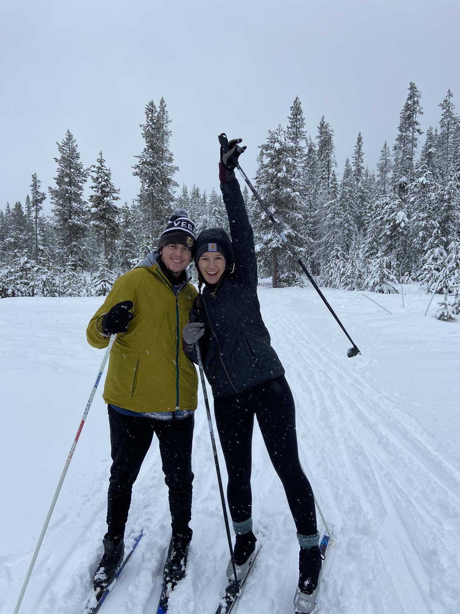 January, 2021 - Damon got to come back to Bend for New Year's, and we once again did all the things one would typically do in Bend-- but in the winter :)