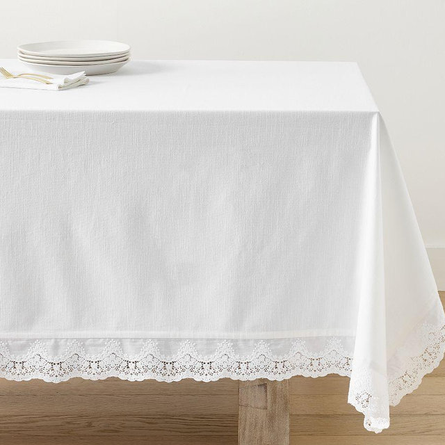 LoveShackFancy Ruffle Crochet Tablecloth