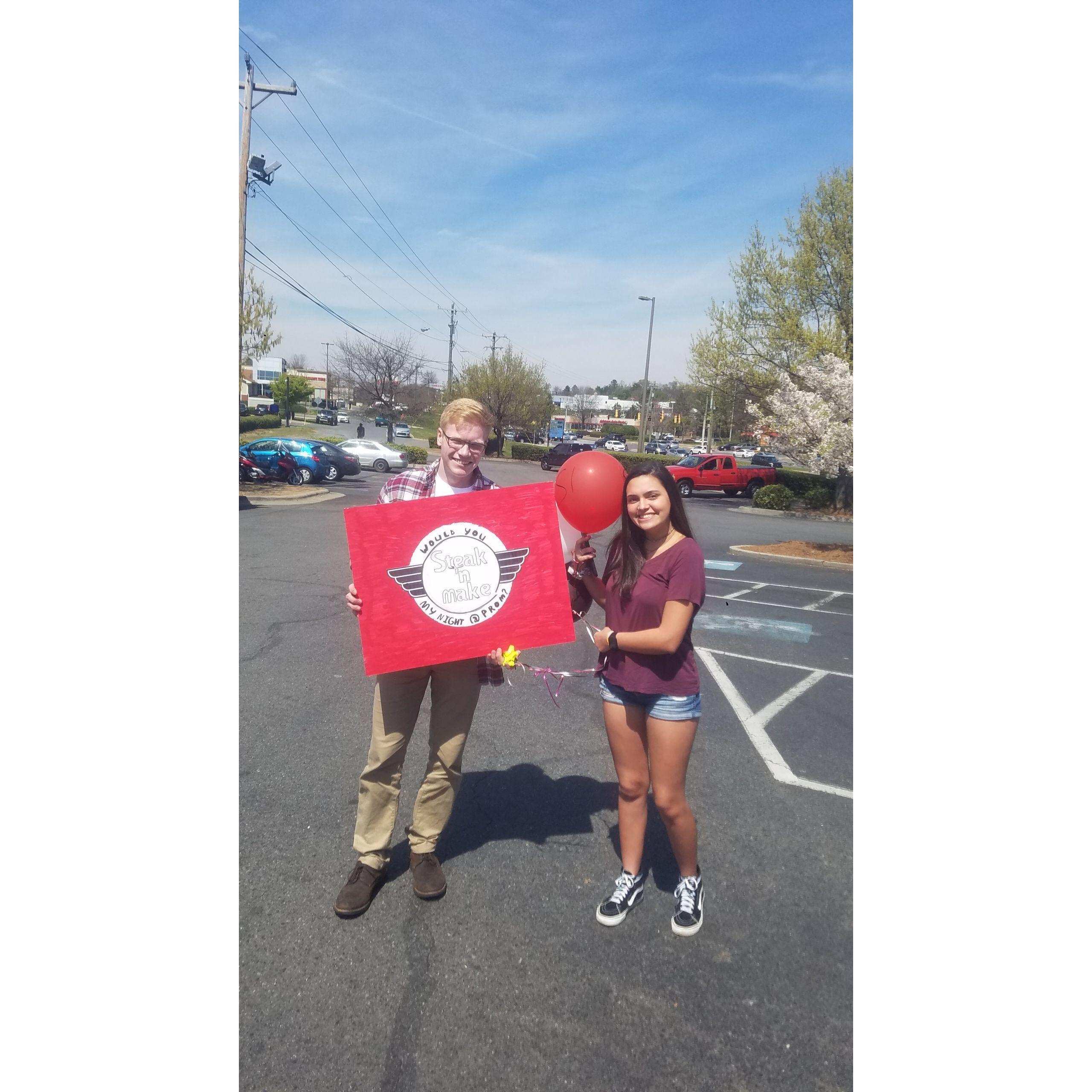 March 29, 2019
Promposal at Steak & Shake