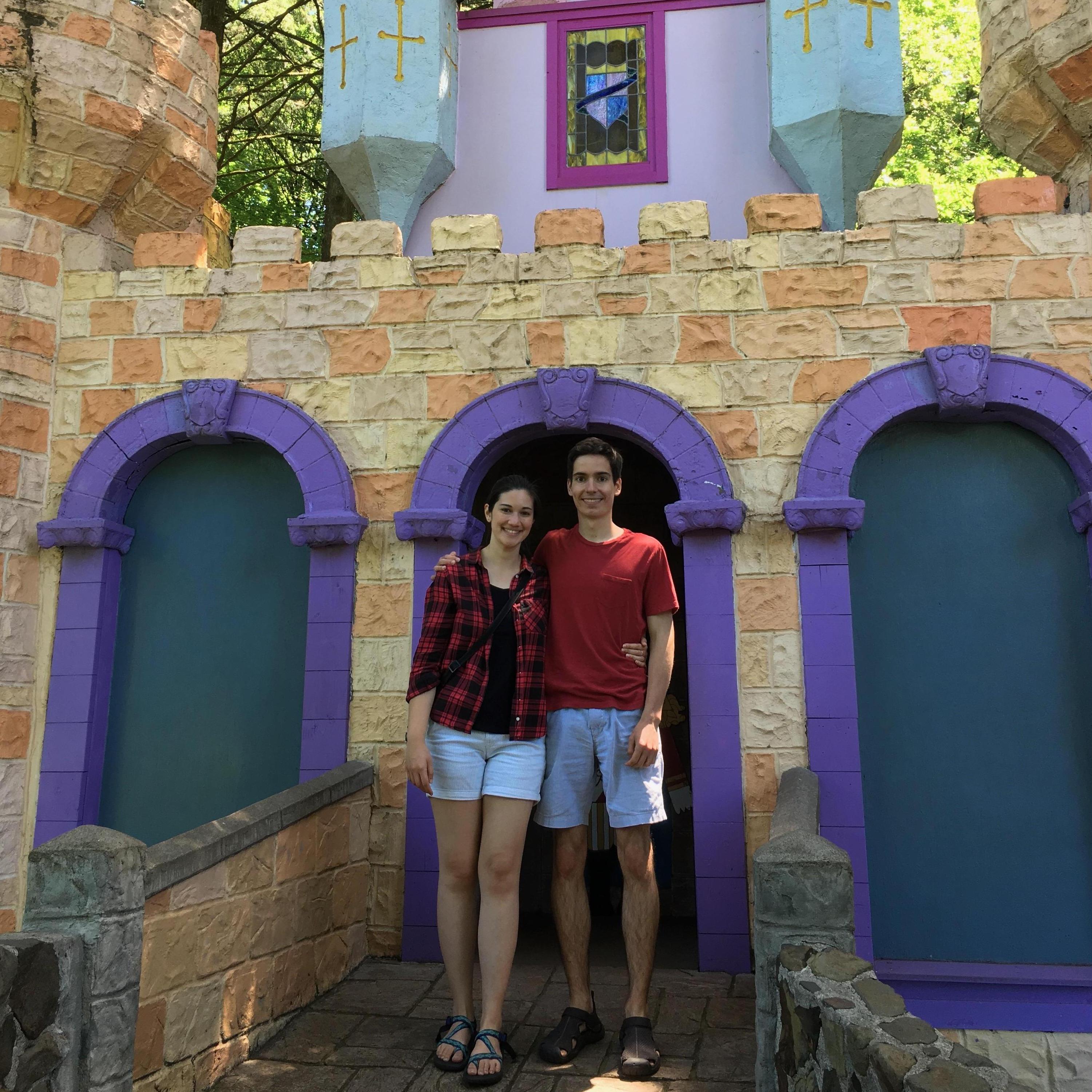 We also visited the second happiest place on earth (after Disney)...the Enchanted Kingdom, a children's storybook theme park in Oregon!