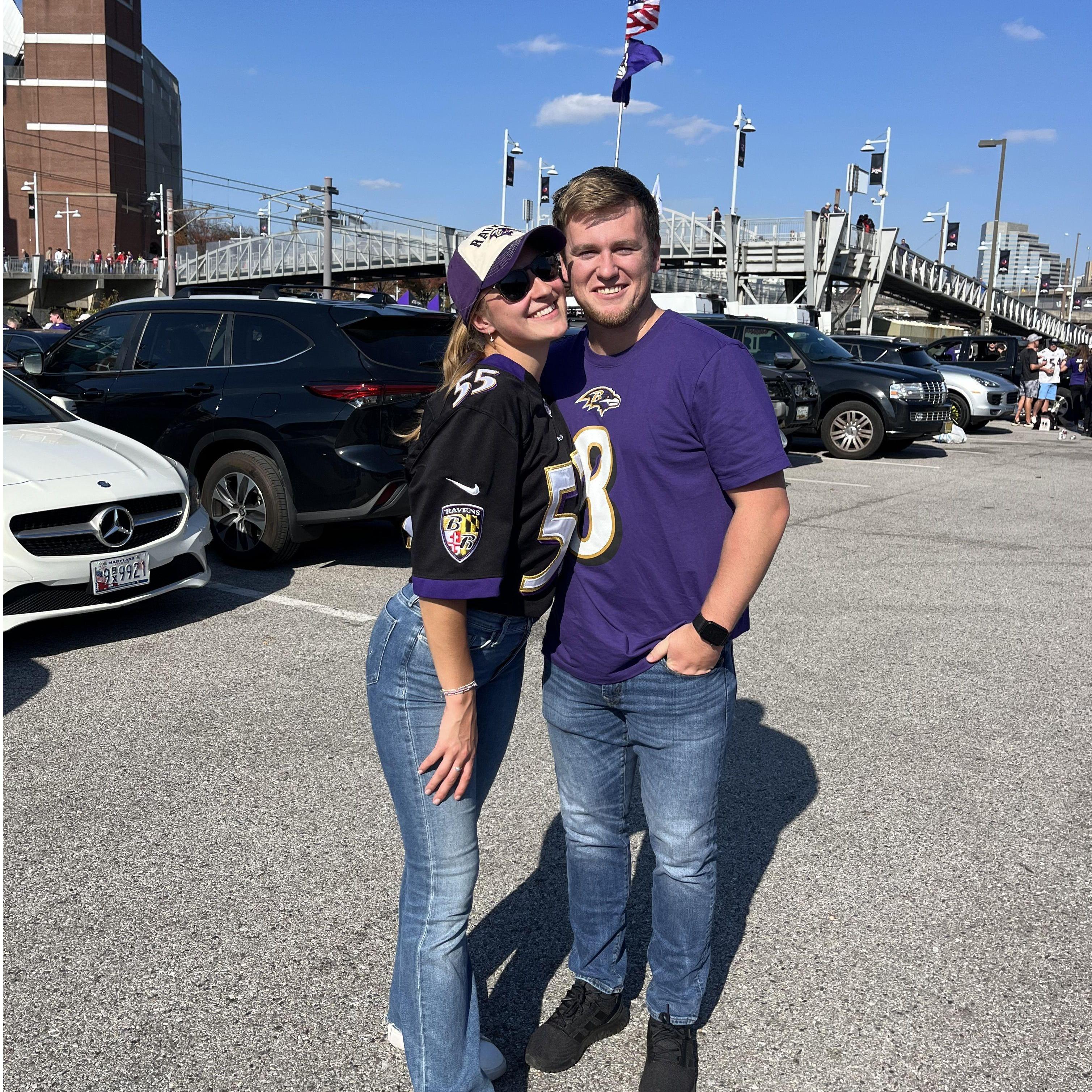 Despite Joey sporting all the Ravens gear, the Eagles are still #1 in his heart...