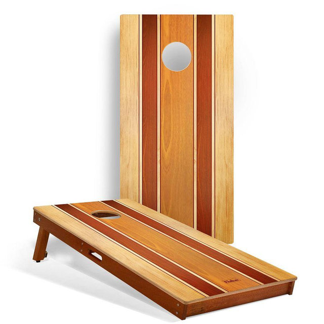Wood Cornhole Set, 2x4 - Classic Wood