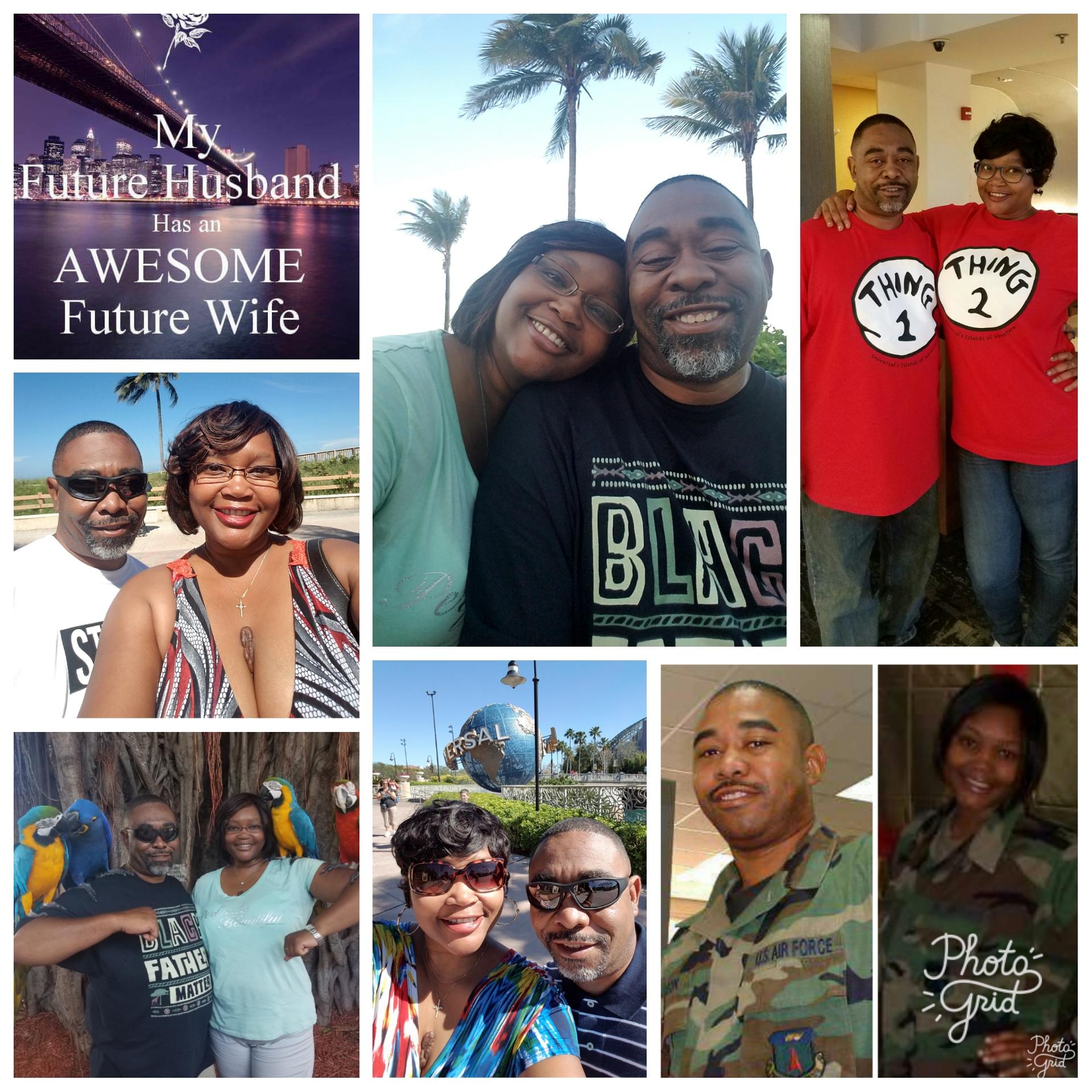 A collage of love and happiness.