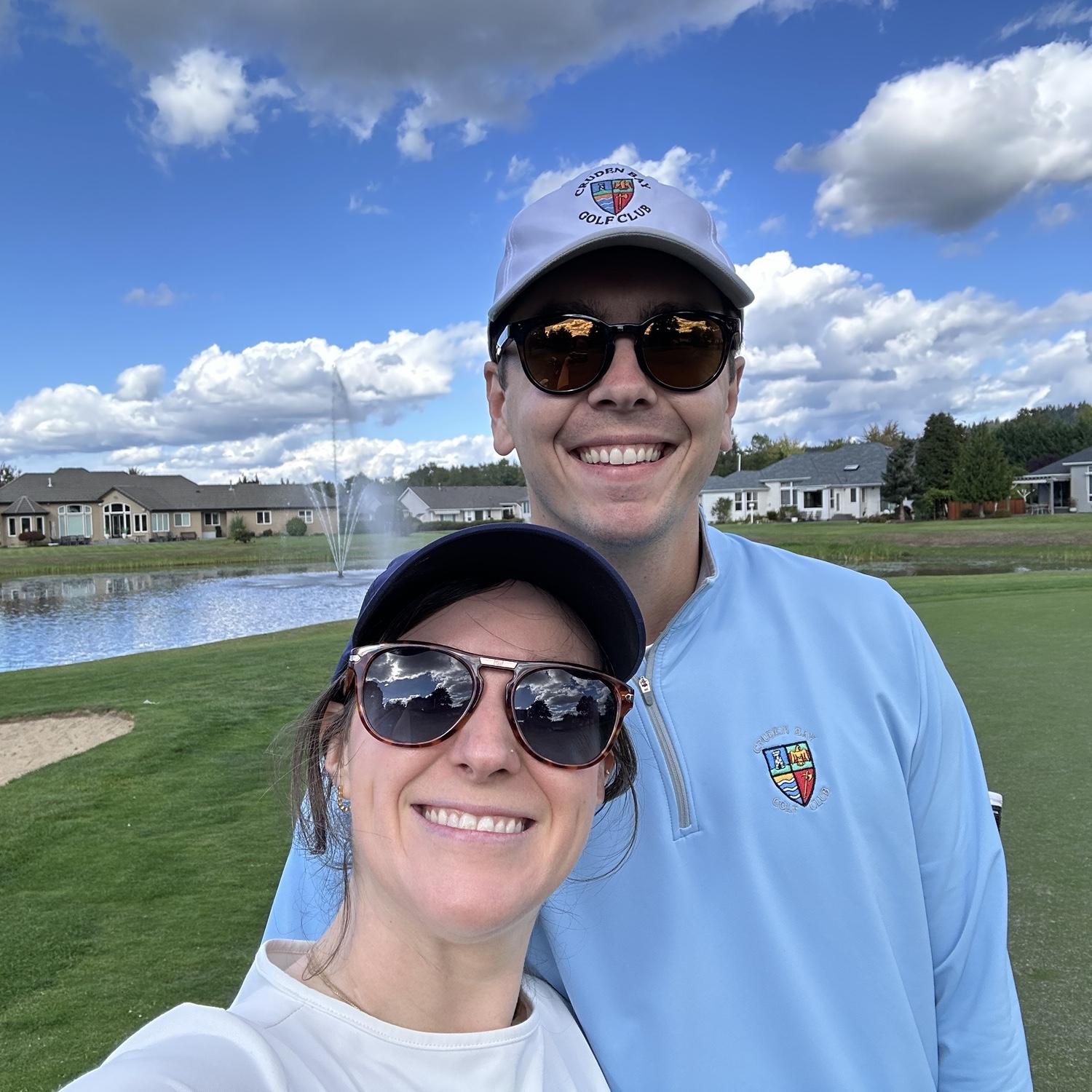 We love golf!