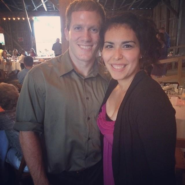 our first wedding together
