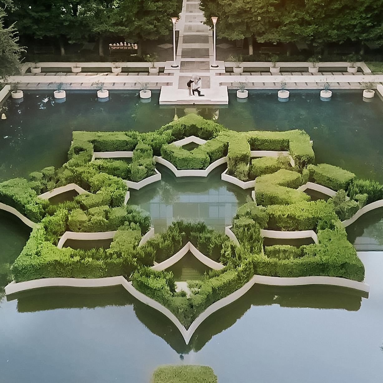Michael proposed at the Marie Gabrielle Gardens!