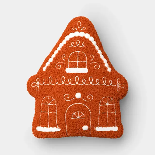 Christmas Gingerbread House Throw Pillow - Wondershop™