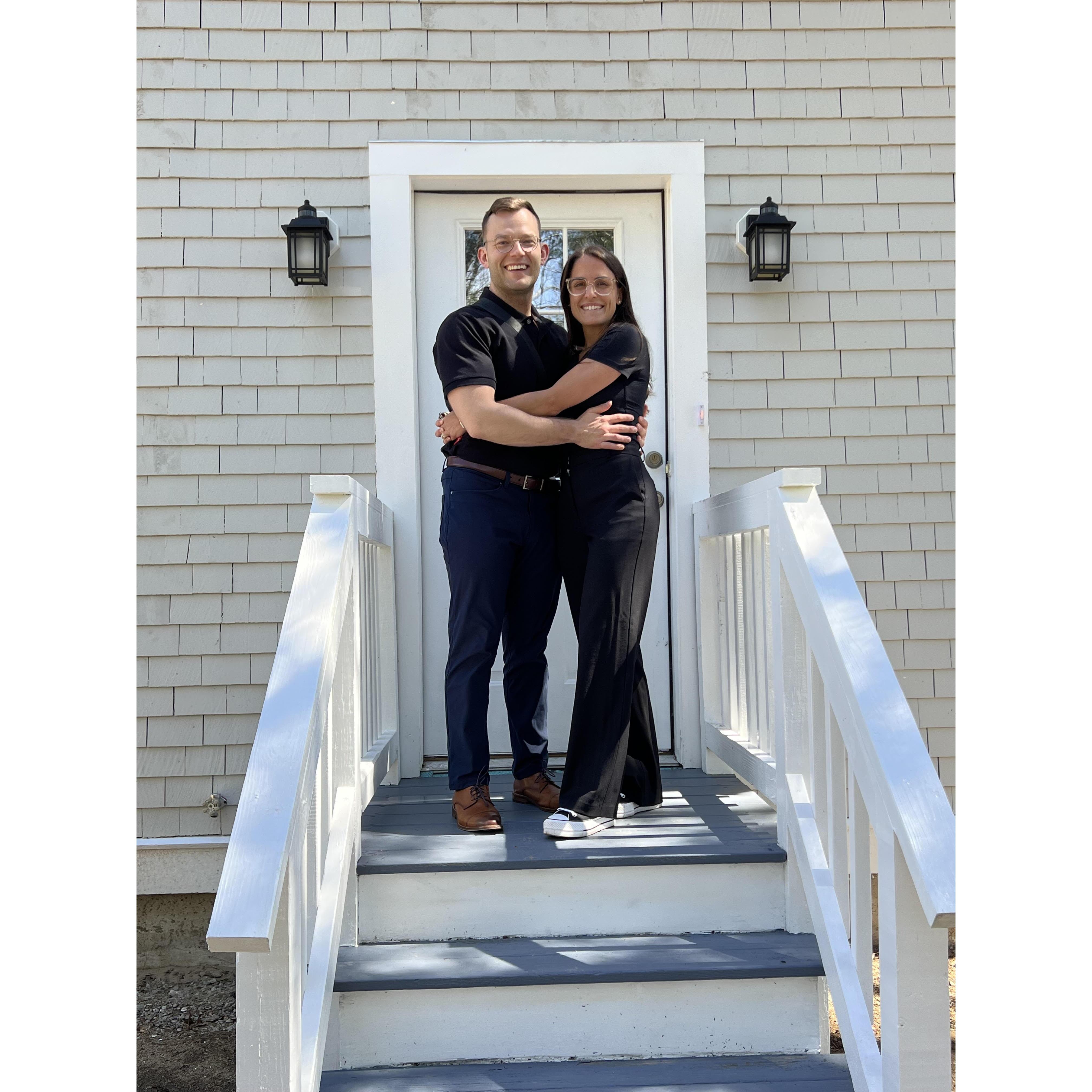 The day we bought our house!