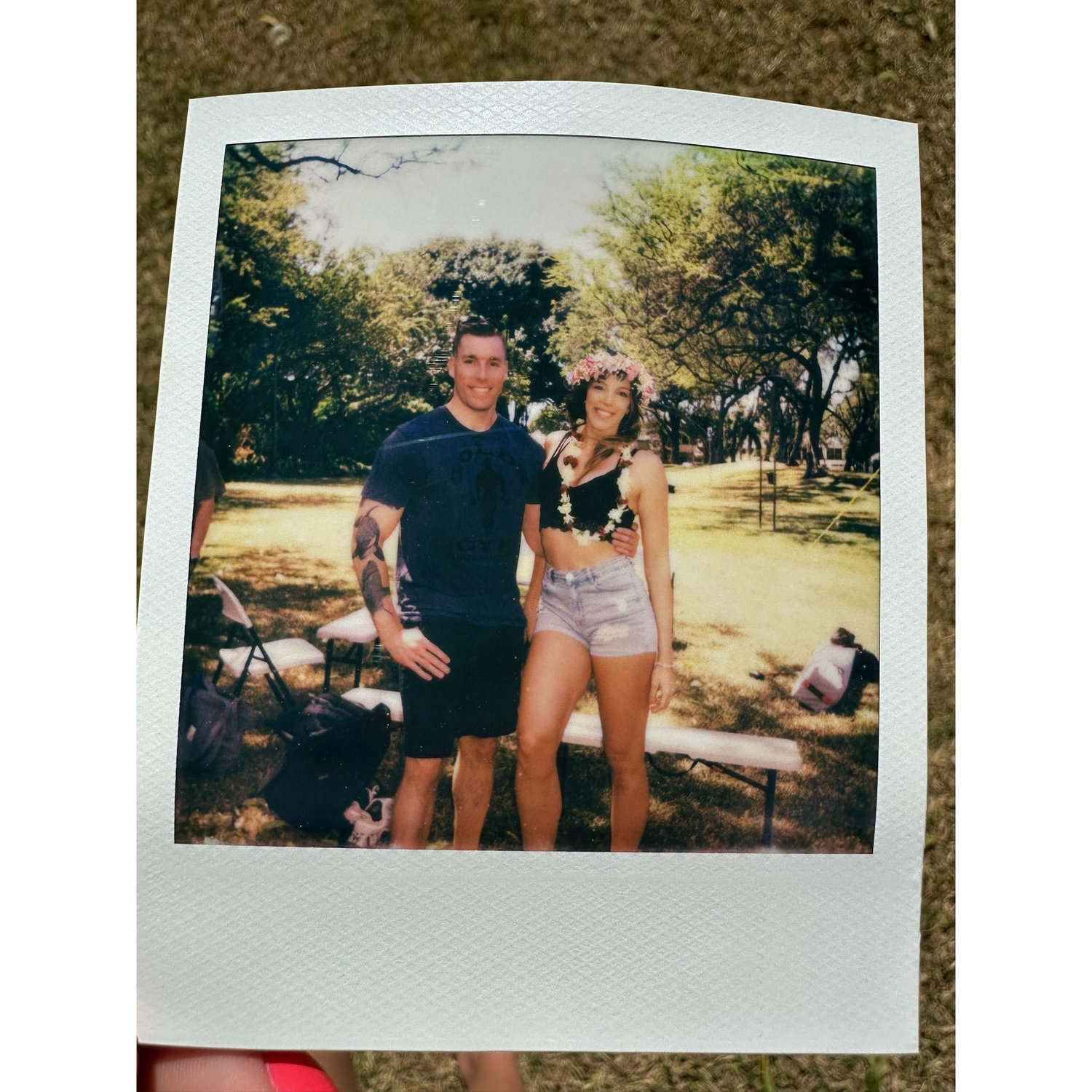 Ricky planned a surprise birthday party for Katharina with our friend Dana. We all love a good Polaroid picture