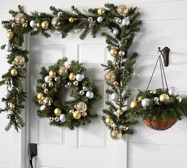 Ornament Pine Home Décor Collection - Gold & Silver
