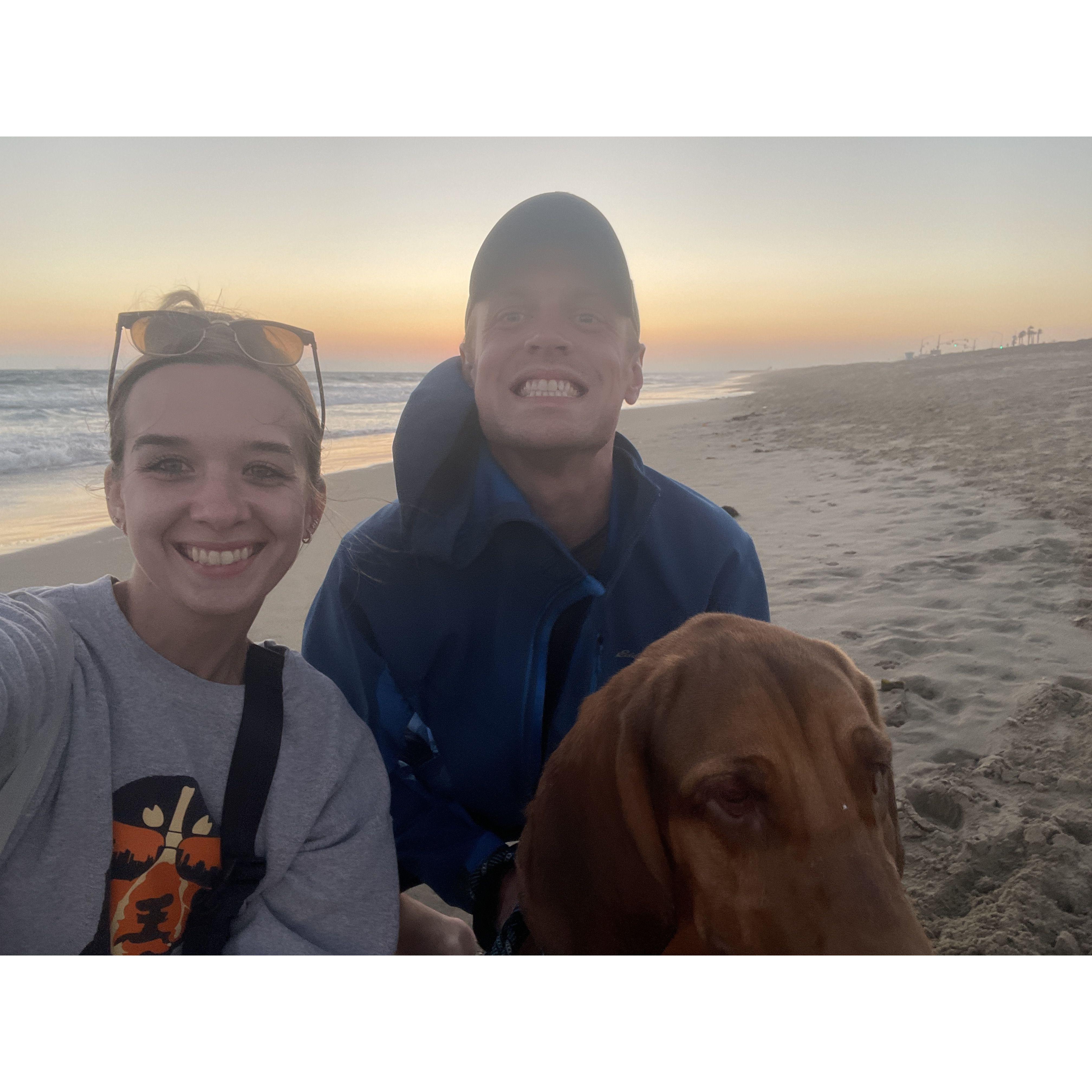 We made a long journey across the country and moved to sunny California!