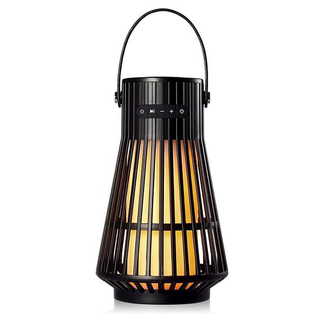 DIKAOU Torch Light Ambient Speaker, Outdoor Bluetooth Speaker, Flame Atmosphere Lantern Speaker Built in BT5.0 Waterproof for Party, Yard,Camping and Patio Decoration