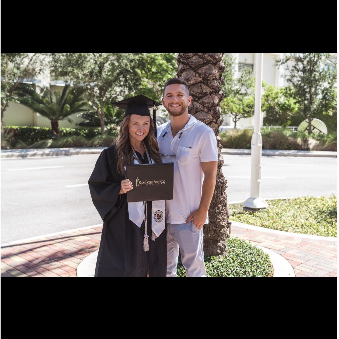 Undergrad graduation! Fun Fact: Maddie wore the same stole that Doug wore to his graduation 3 years before!
