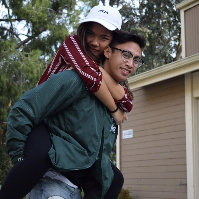 December 2016 | Photoshoot outside Marian's house after school.