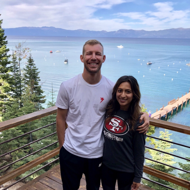 Shama's first time joining the annual Miller family Lake Tahoe trip, and she hasn't missed one since! Tahoe is also Shama and Bryce's absolute favorite place to vacation!