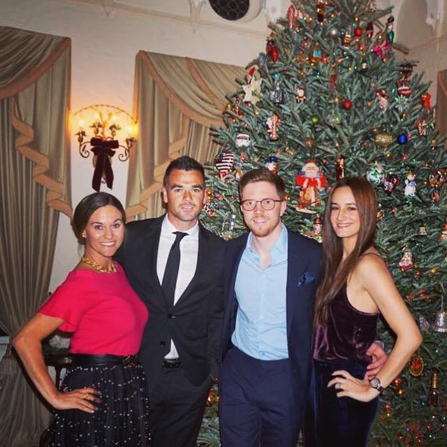 My cousin and Tracy with Sarah and I. Without these two marrying we would have never met!