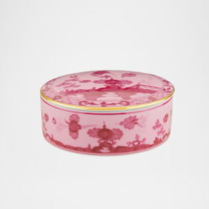 Ginori 1735 Oriente Italiano Round Box in Porpora