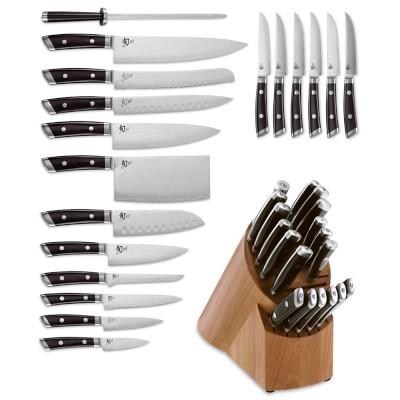 Shun Kaji 19-Piece Knife Block Set