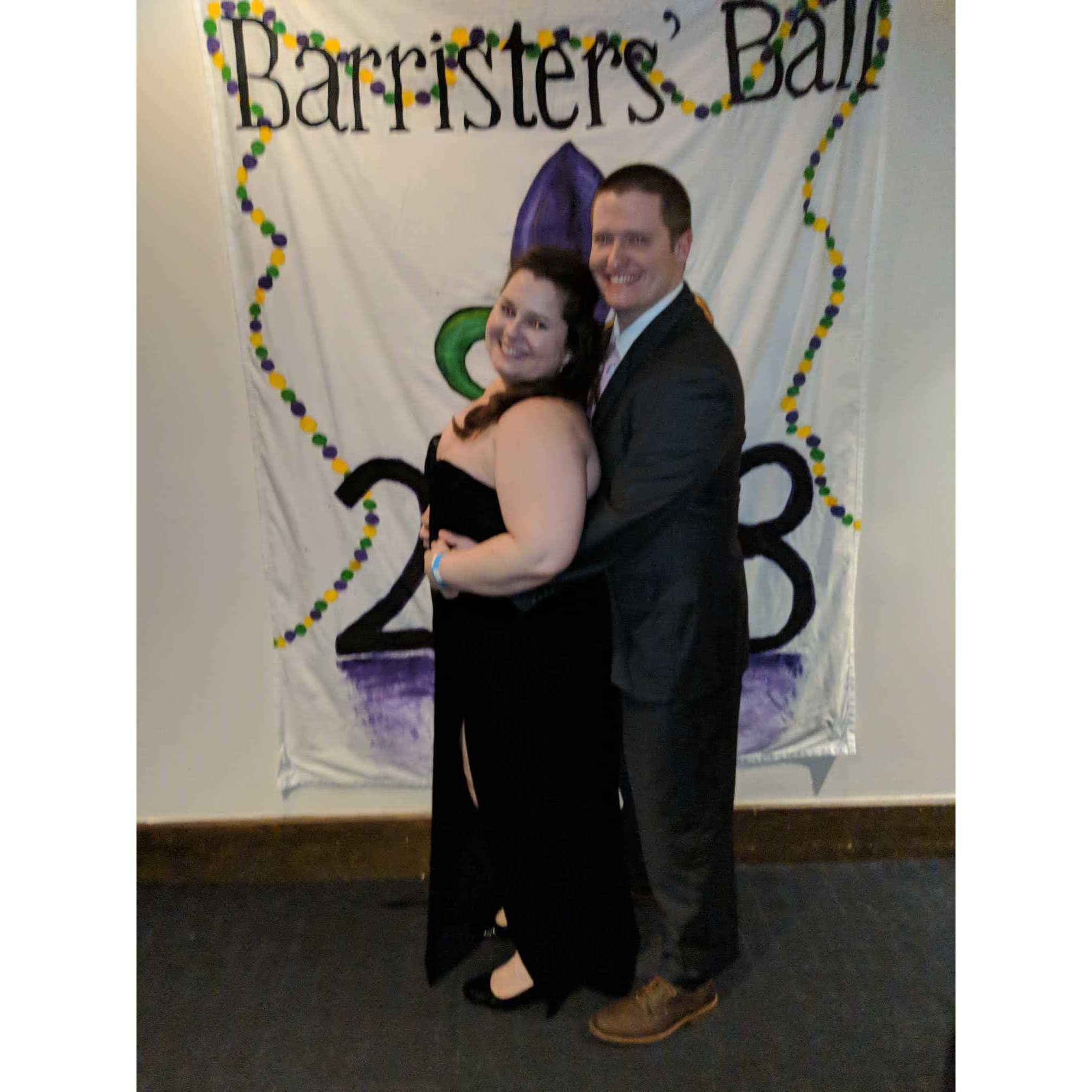 At OSU's Barrister's Ball in winter 2018.