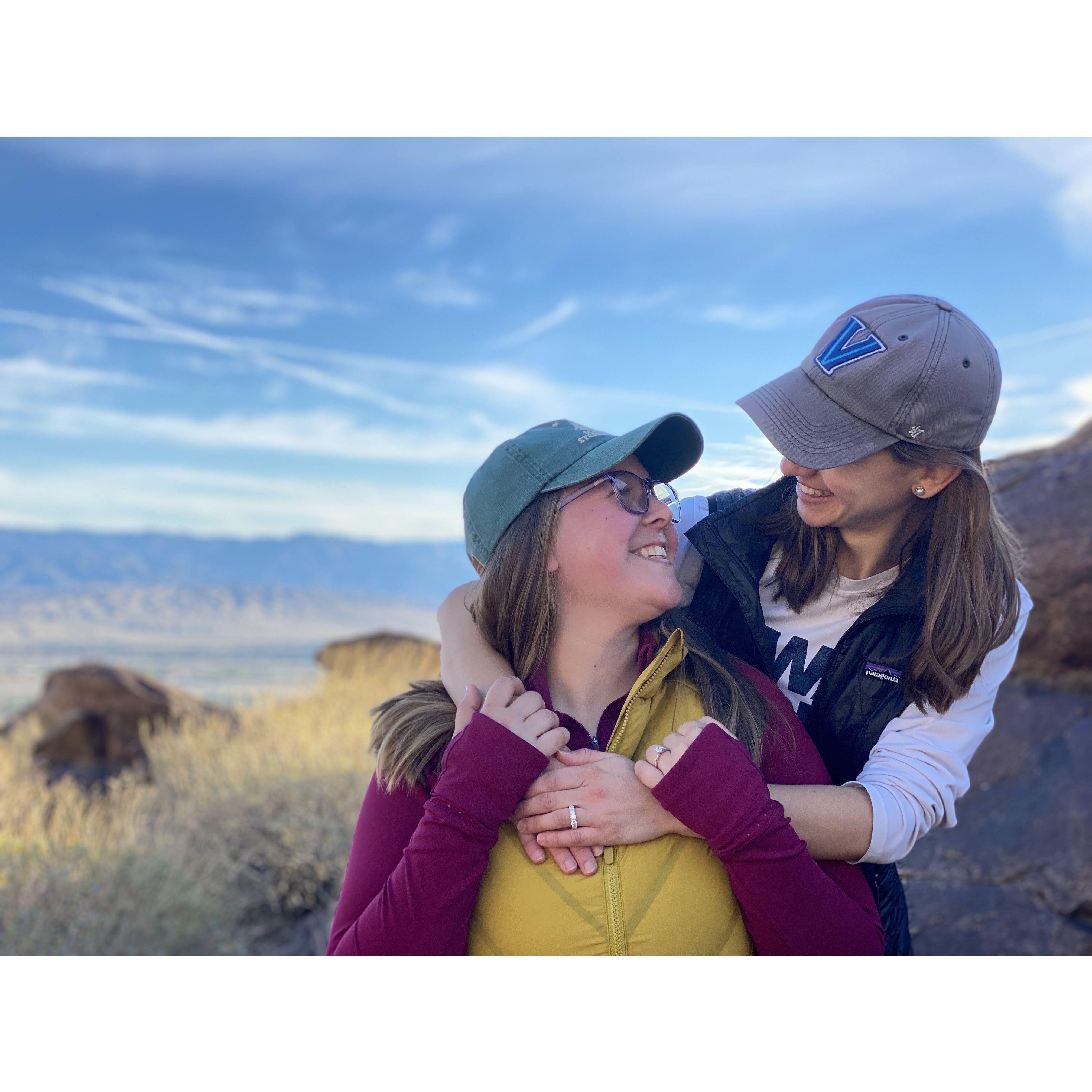 The day Courtney proposed to Devin in Palm Springs, CA