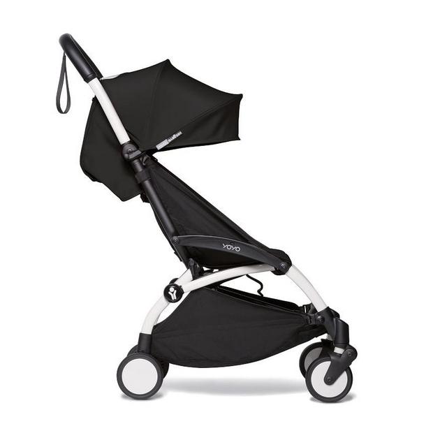 Babyzen YOYO 2 Stroller, White Frame, Black