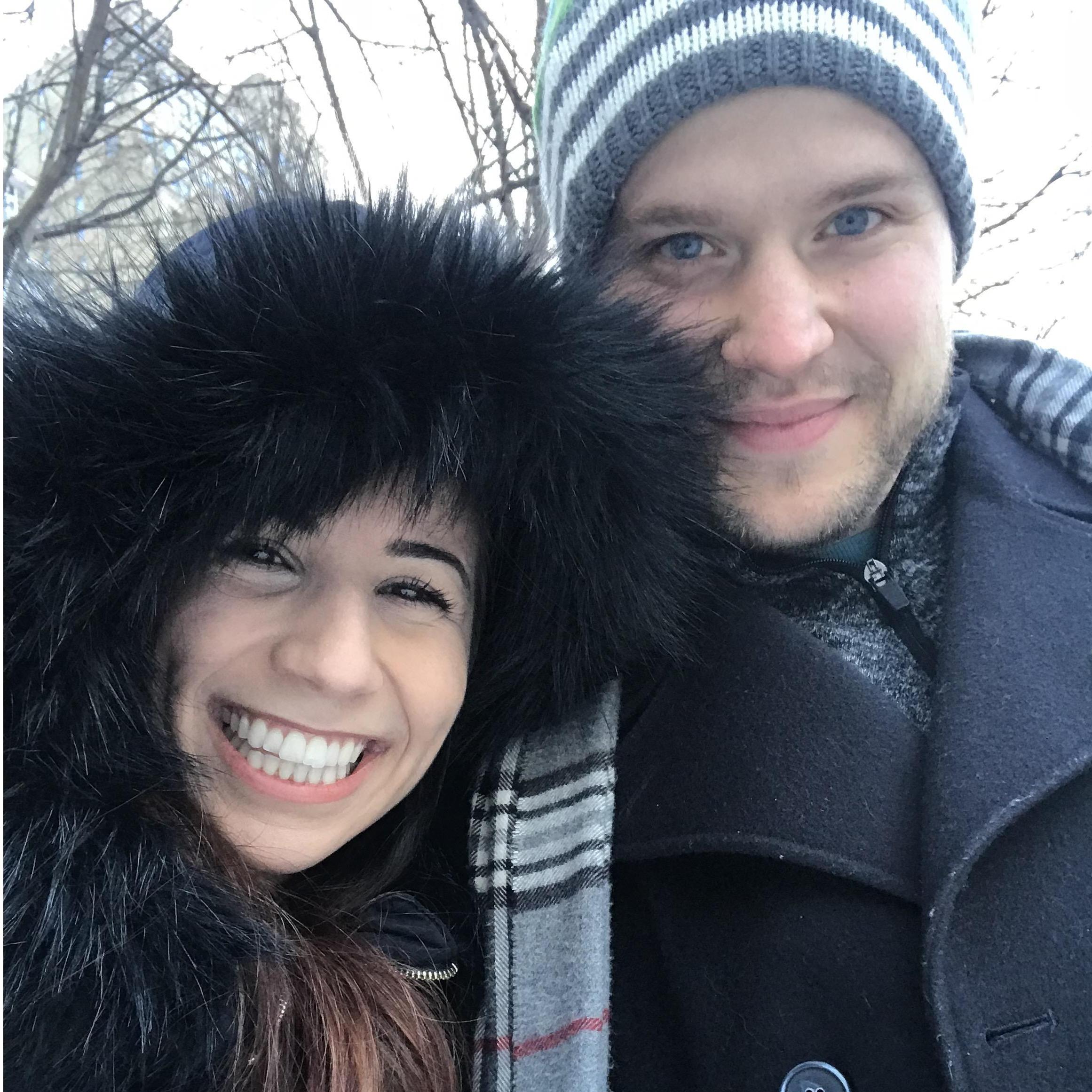 Quickly realizing we had a major crush on eachother...