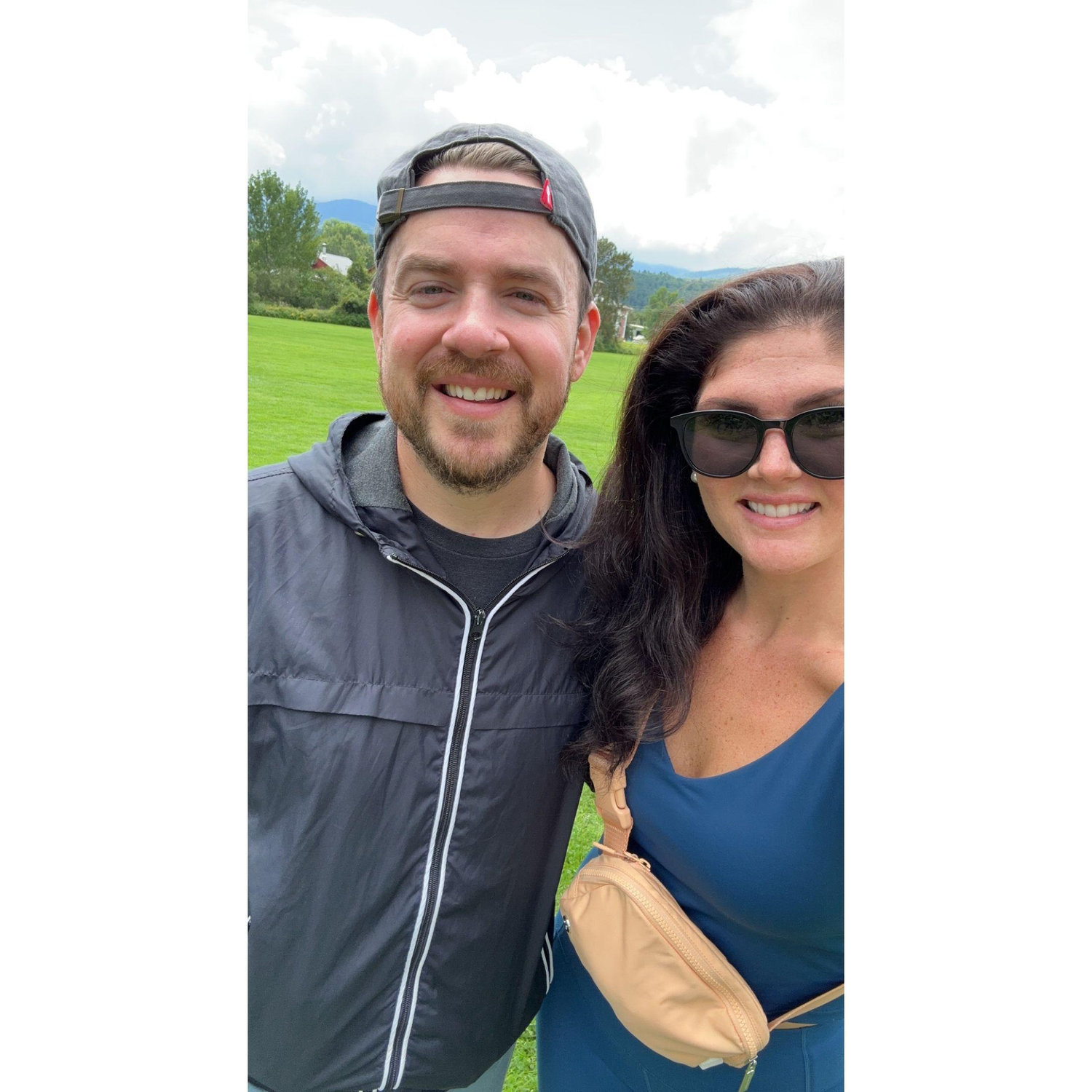 Big fans of bike riding in new-to-us places (Stowe, Vermont)
