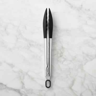 Williams Sonoma Stainless-Steel Silicone Tongs