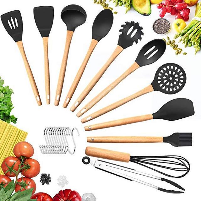 Silicone Cooking Utensils Kitchen Utensil Set