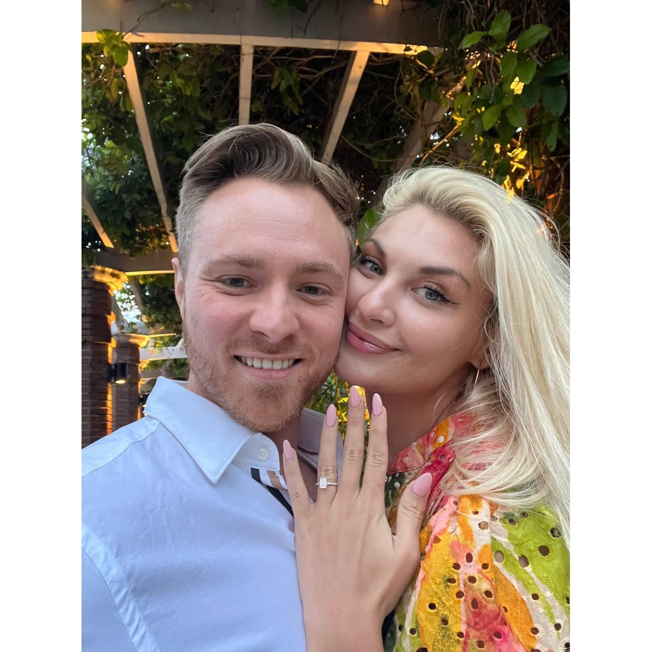 She said "Yes!"