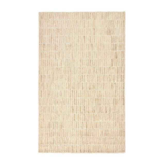 Capitola Hand-Tufted Wool Rug, Rosewood, 5' x 8'