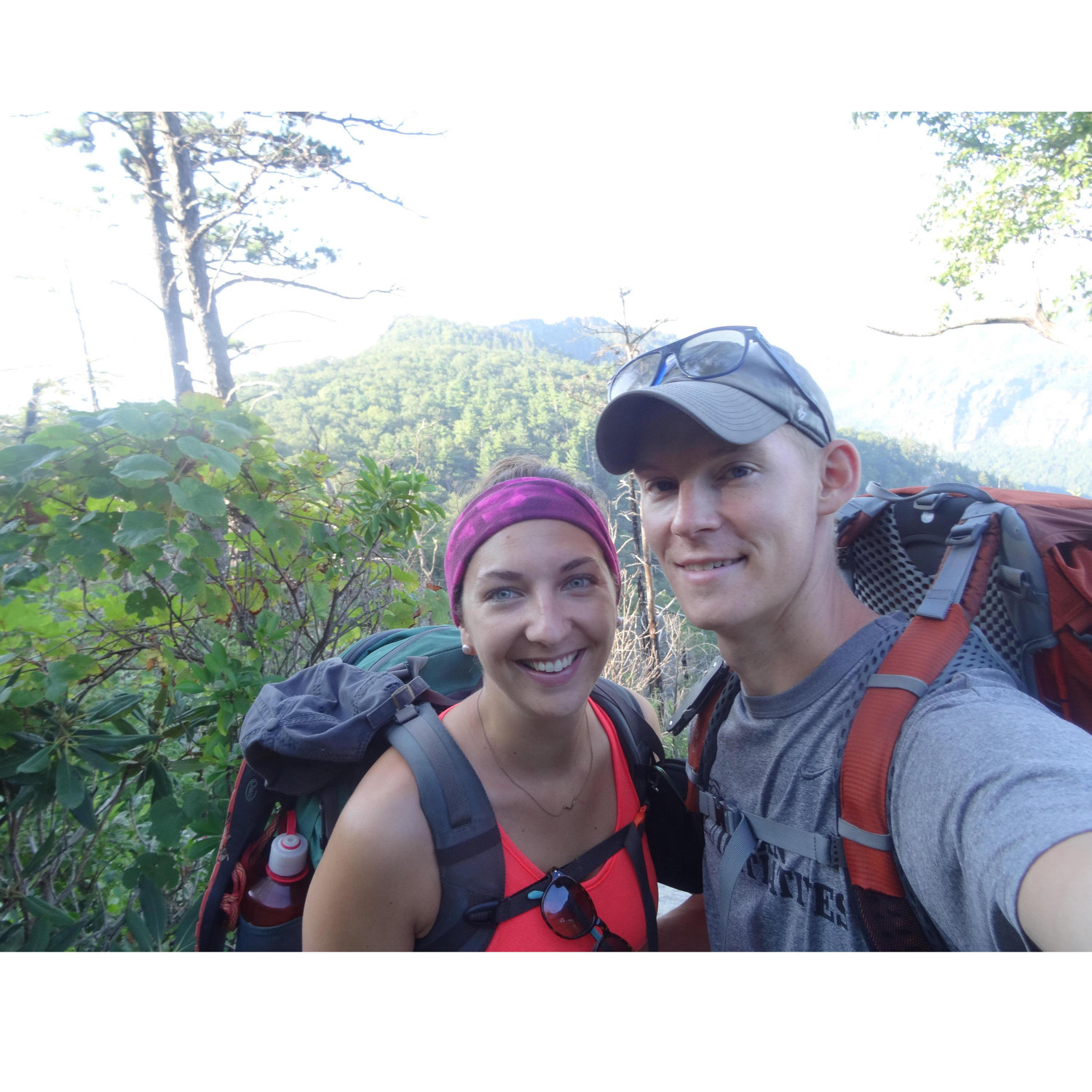 Hiking in Linville Gorge, NC - 2017