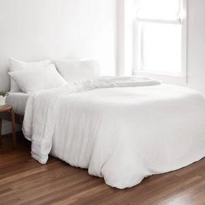 Linen Duvet Cover in White (Full/Queen) | The Citizenry