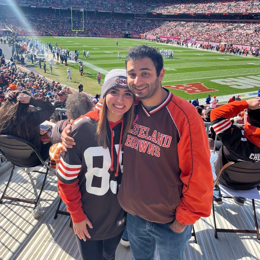 10/09/2022: First Browns game together
