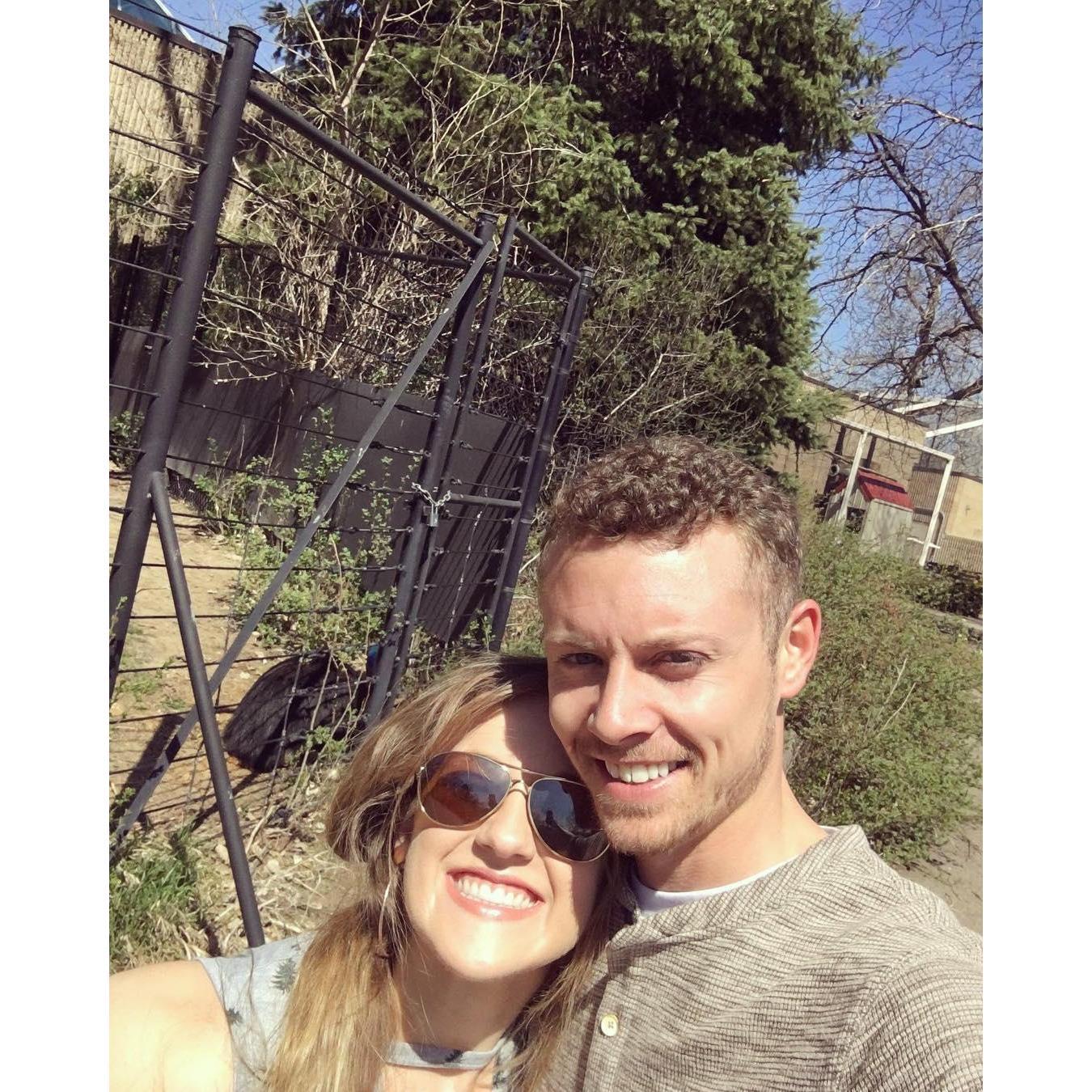 Celebrating a beautiful day with a trip to the Denver Zoo!