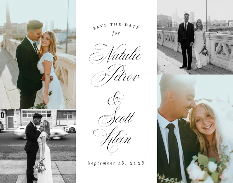 Marvis Classic | White | Zola Save The Dates