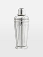 Rochester Engraved Silver Cocktail Shaker