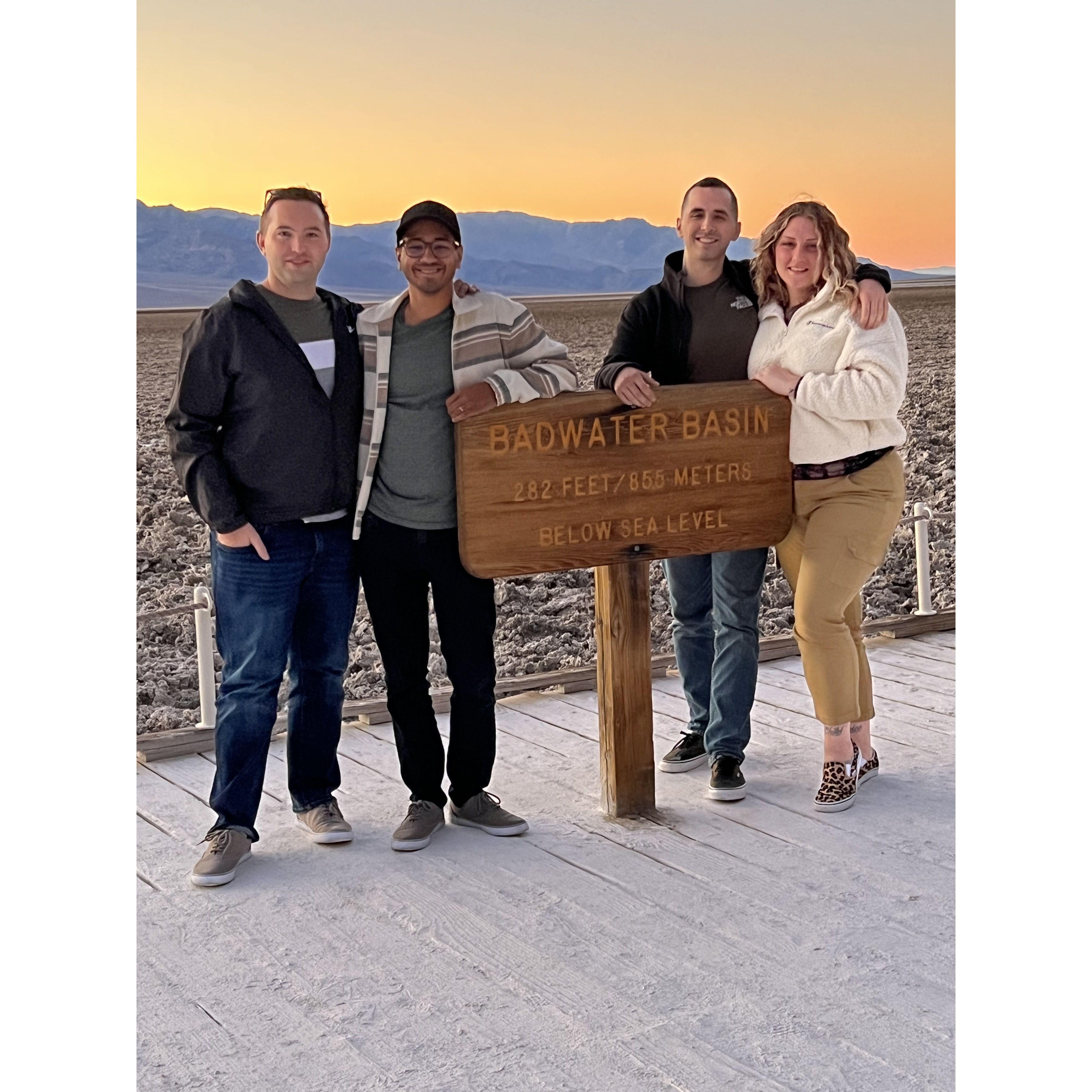 Death Valley with our best friends, Angel and Kyle