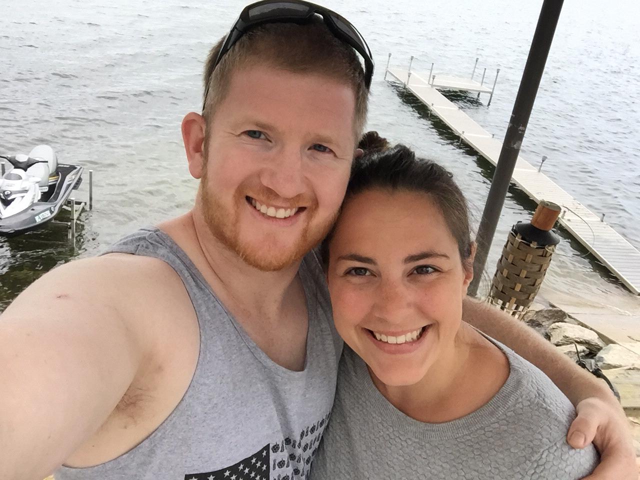 Hanging out on the deck in Alburgh VT