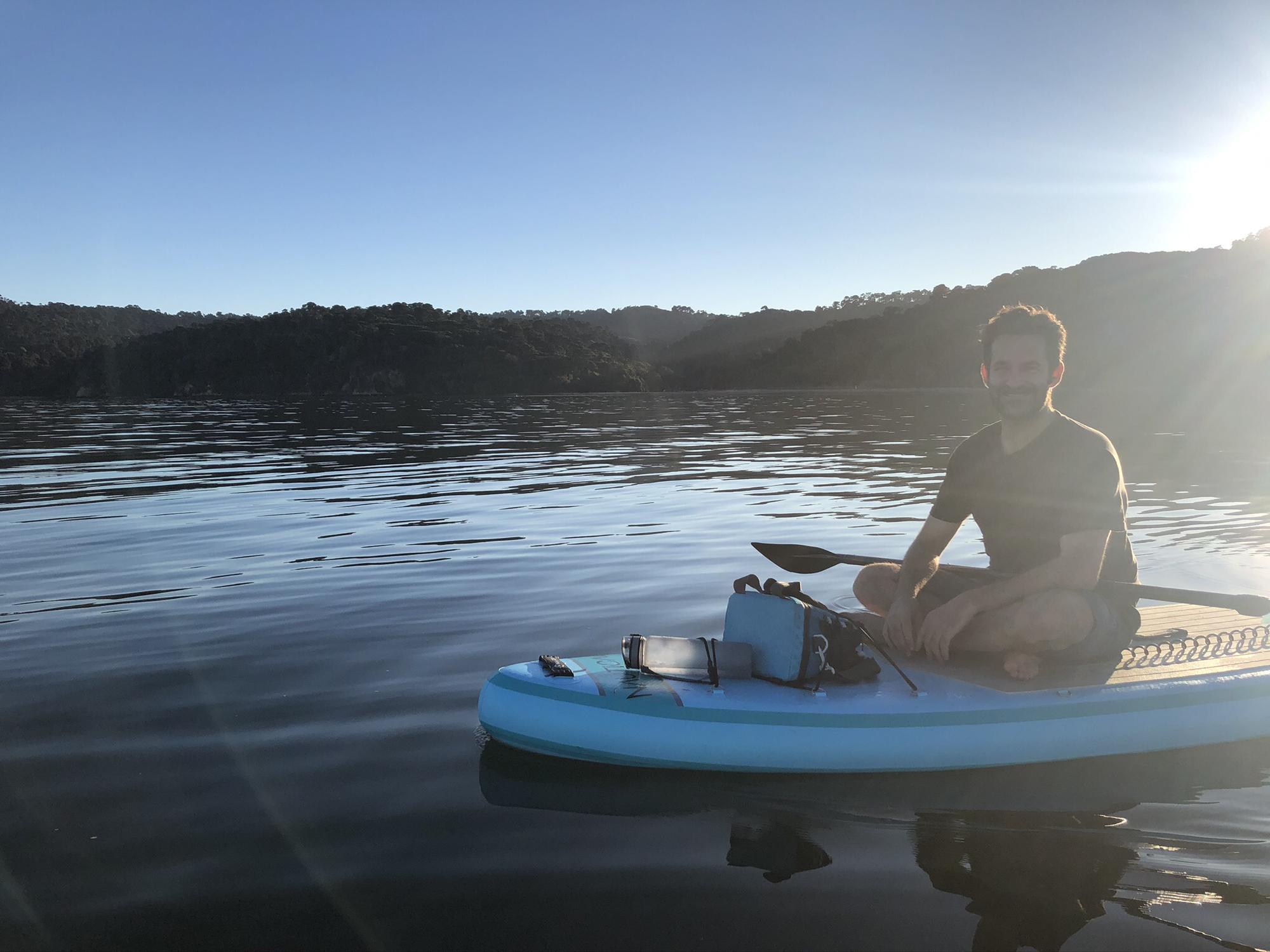 We discovered paddle boarding during the Pandemic