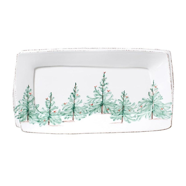 VIETRI Melamine Lastra Holiday Rectangular Platter