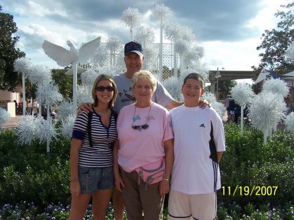 Megan, Nana, Papa, and Andrew (2007)