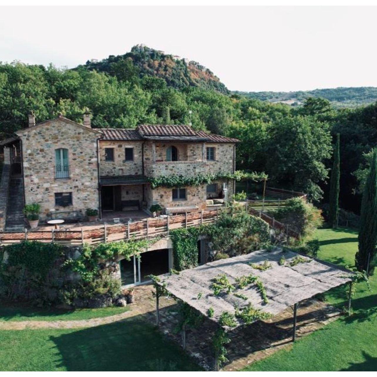 Ceremony location on the property at the back of the "New House"