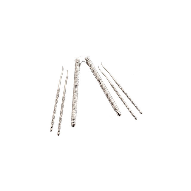 TableCraft Silver Zinc Nutcracker/Pick Set