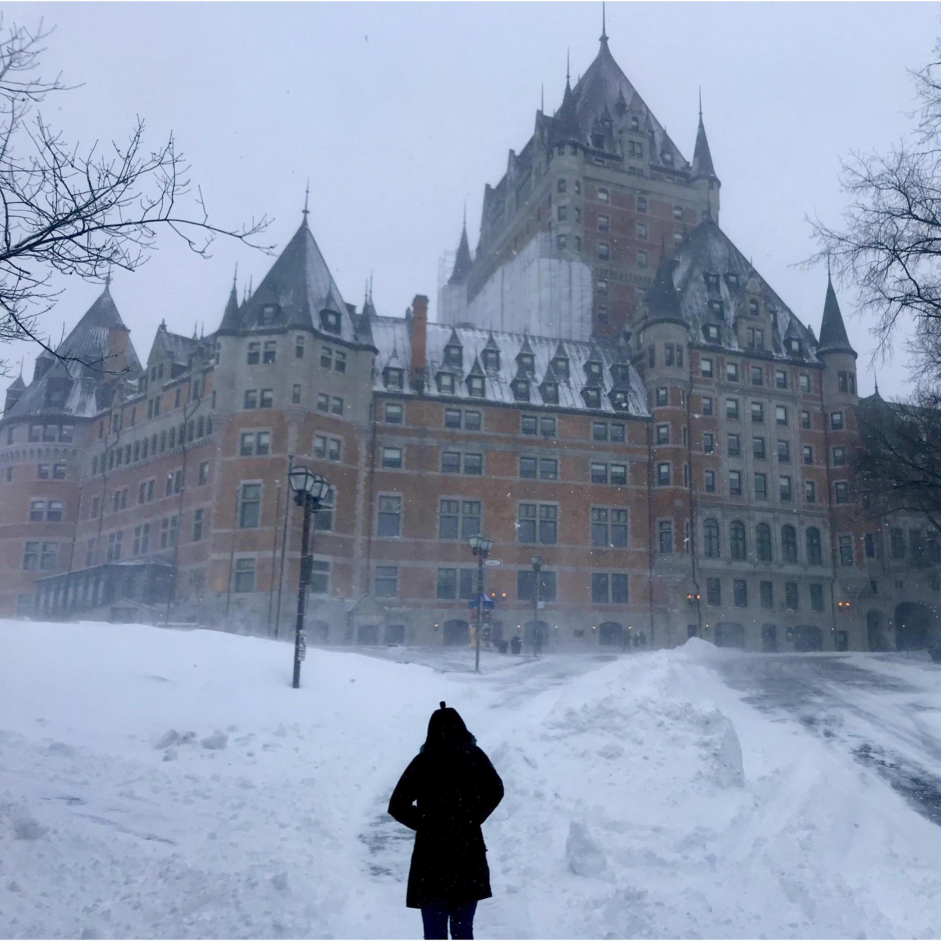 Snow Storms In Quebec City